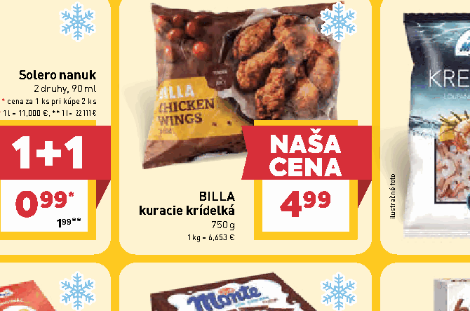 BILLA kuracie krídelká