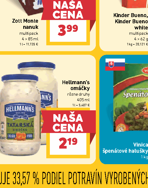 Hellmann’s omáčky rôzne druhy