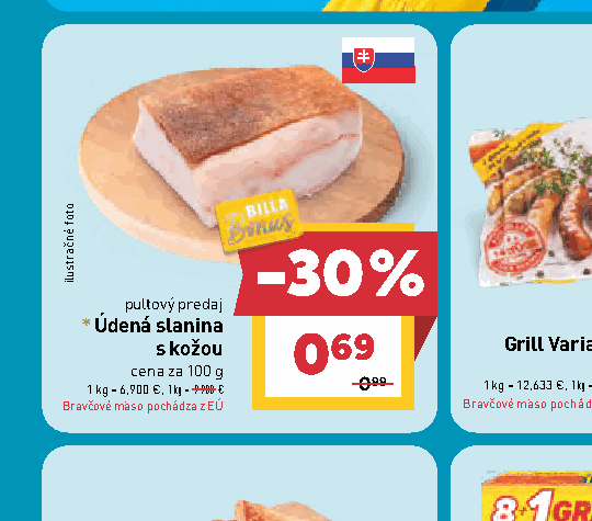 Údená slanina s kožou