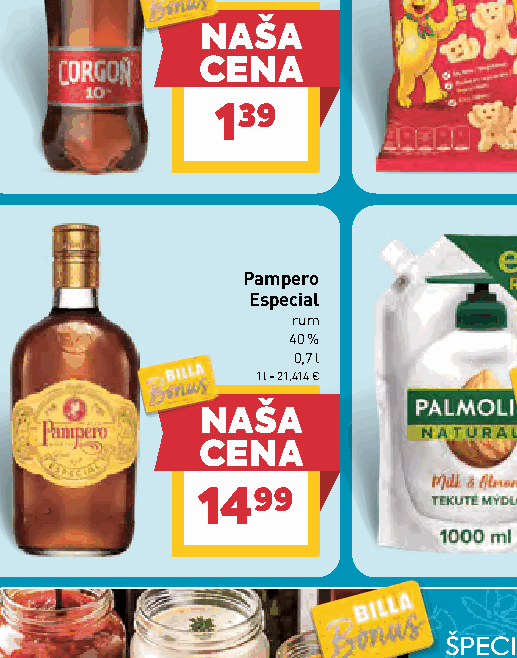 Pampero Especial rum 40 %