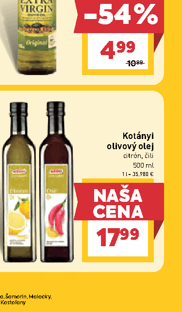 Kotányi olivový olej citrón, čili