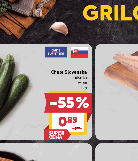 Chute Slovenska cuketa voľná