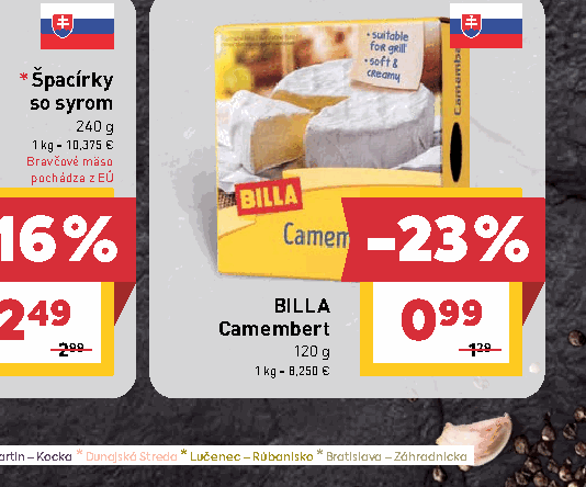 BILLA Camembert