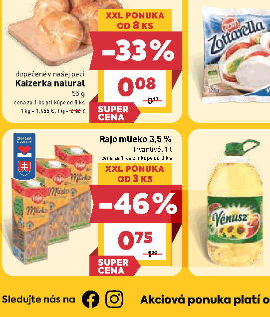 Rajo mlieko 3,5 % trvanlivé, 1 l