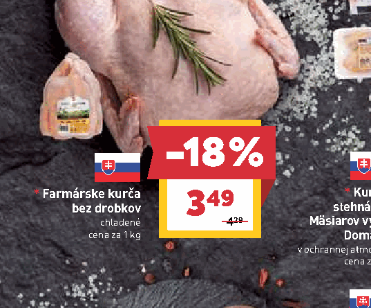 Chute Slovenska karotka praná, voľná