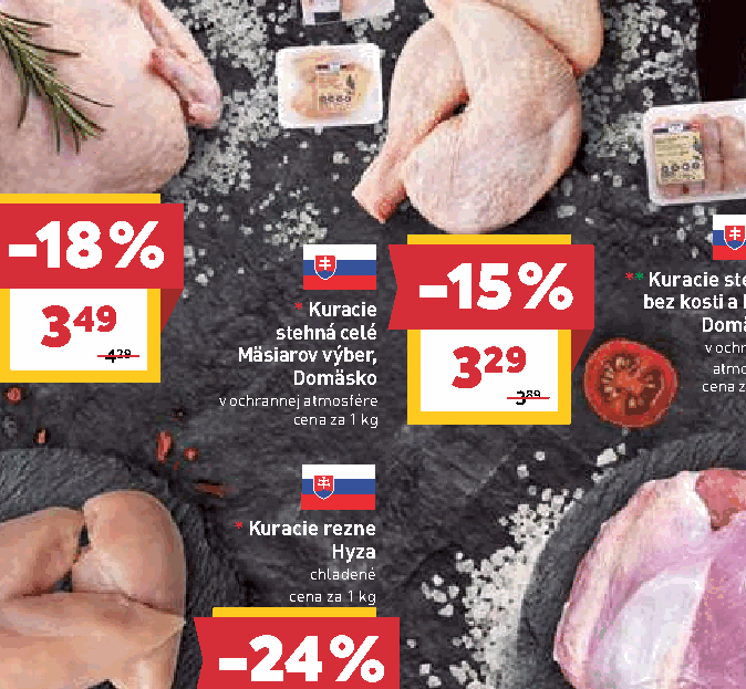 Chute Slovenska zemiaky skoré, prané, voľné