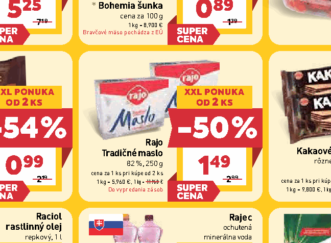 Rajo Tradičné maslo