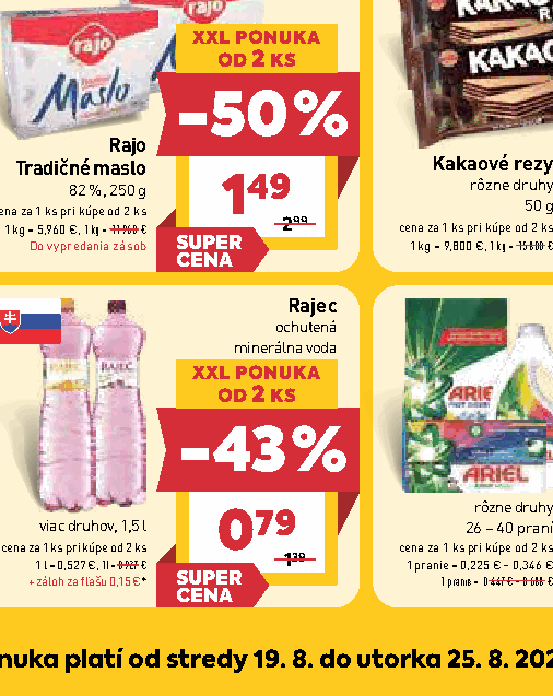 Rajec ochutená minerálna voda