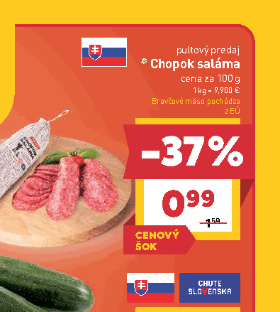 Chopok saláma z EÚ