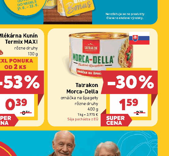 Tatrakon Morca-Della omáčka na špagety rôzne druhy
