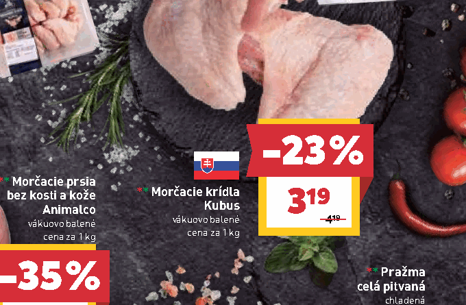 Morčacie krídla Kubus vákuovo balené