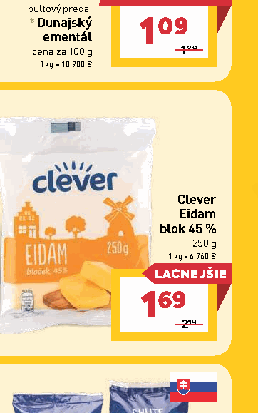 Clever Eidam blok 45 %
