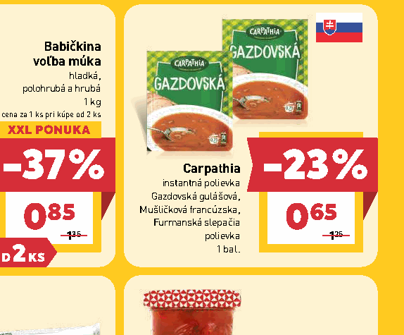 Gazdovská gulášová, Mušličková francúzska, Furmanská slepačia polievka
