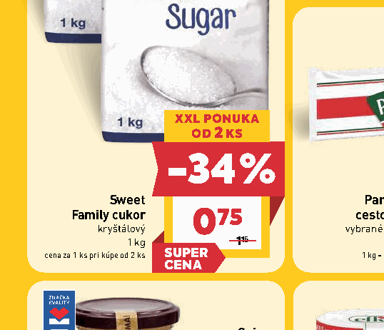 Sweet Family cukor kryštálový