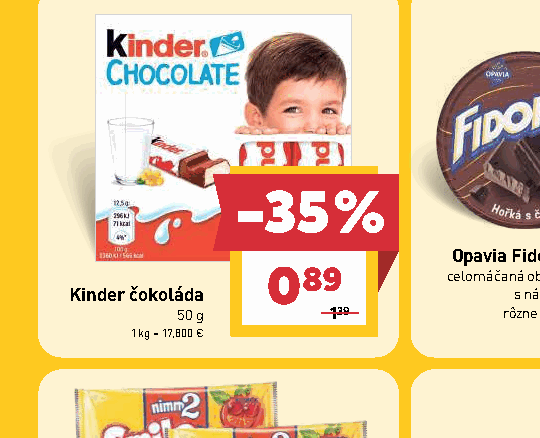 Kinder čokoláda
