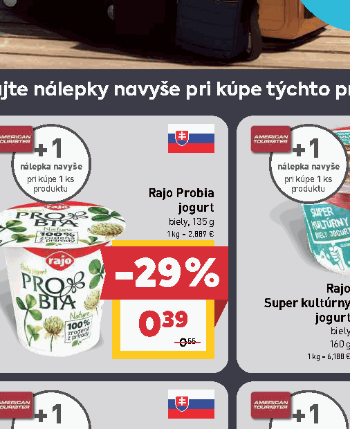 Rajo Probia jogurt biely, 135 g