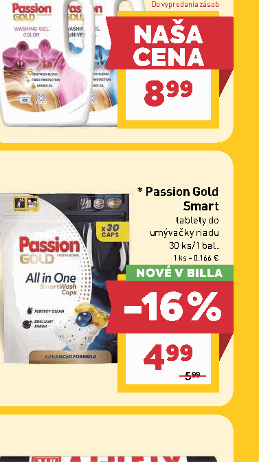 Passion Gold Smart tablety do umývačky riadu