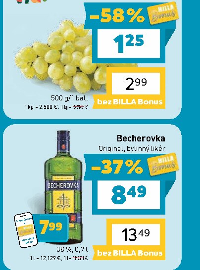 Becherovka Original, bylinný likér