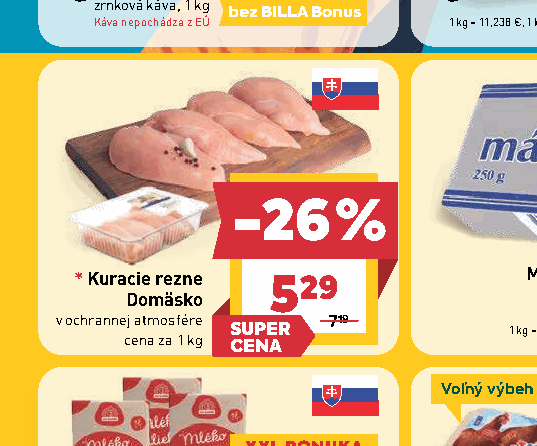 Kuracie rezne Domäsko v ochrannej atmosfére