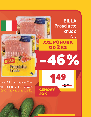 BILLA Prosciutto crudo