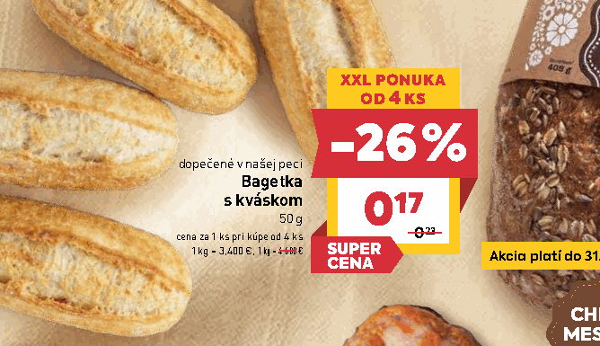 Bagetka s kváskom
