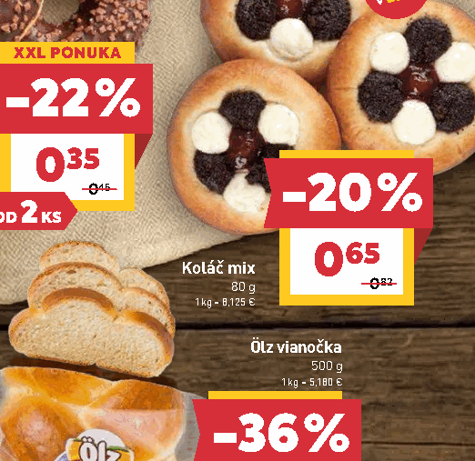 Koláč mix Ölz vianočka