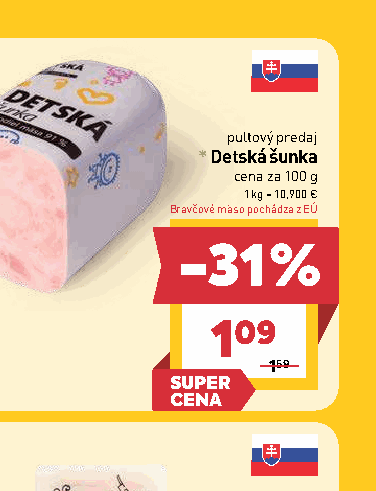 Detská šunka