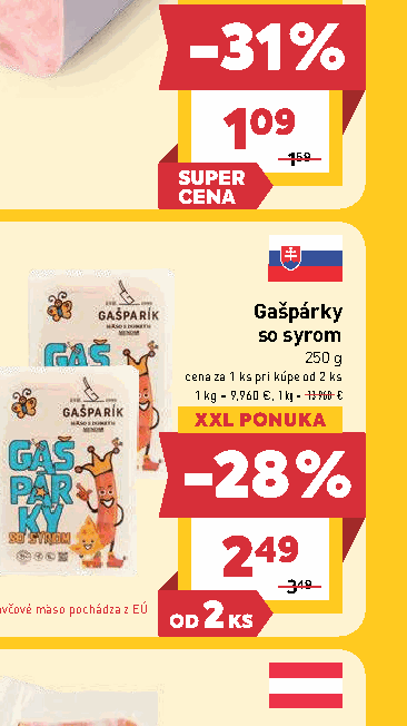 Gašpárky so syrom