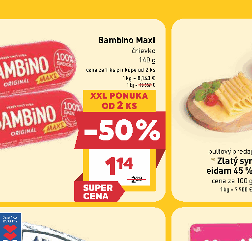 Bambino Maxi črievko