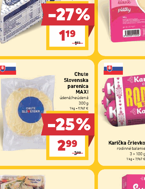 Slovenska parenica MAXI údená/neúdená