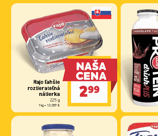 Rajo ľahšie roztierateľná nátierka