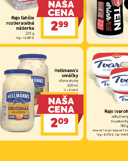 Hellmann’s omáčky rôzne druhy