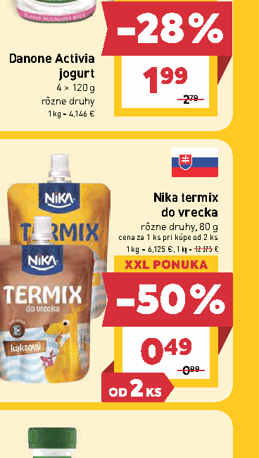 Nika termix do vrecka rôzne druhy, 80 g