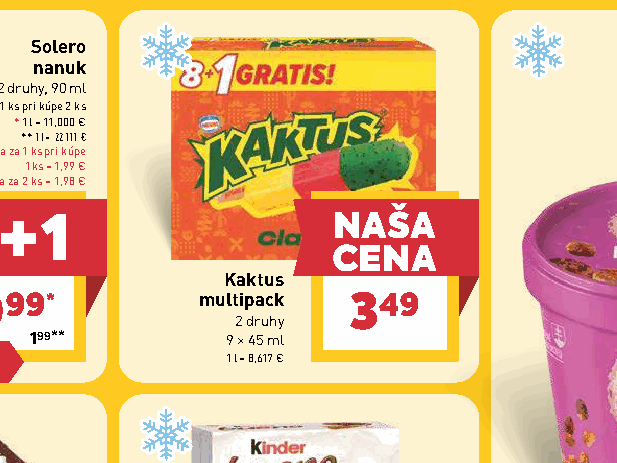 Kaktus multipack 2 druhy