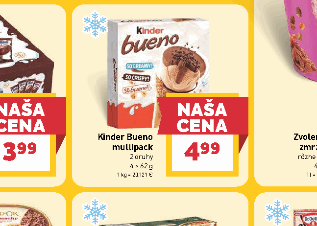 Kinder Bueno multipack 2 druhy