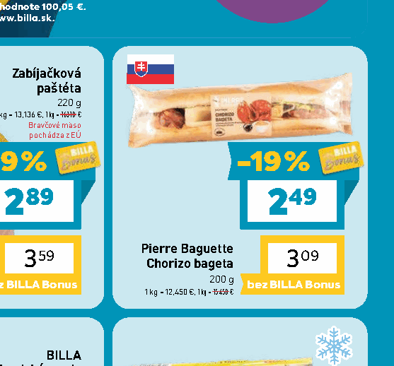Pierre Baguette Chorizo bageta