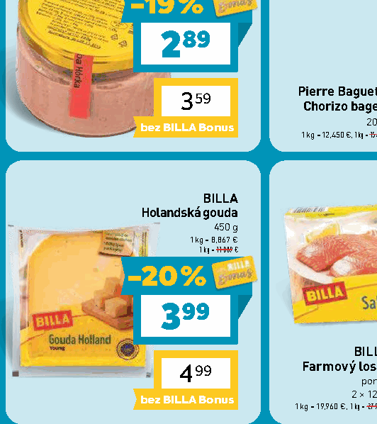 BILLA Holandská gouda