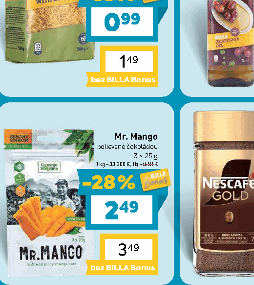 Mr. Mango polievané čokoládou