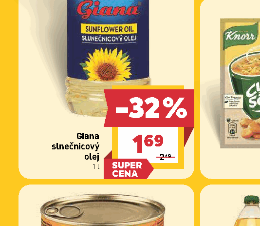 Giana slnečnicový olej