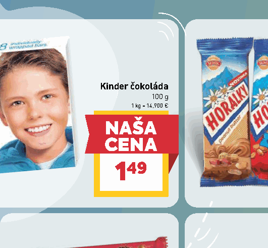 Kinder čokoláda