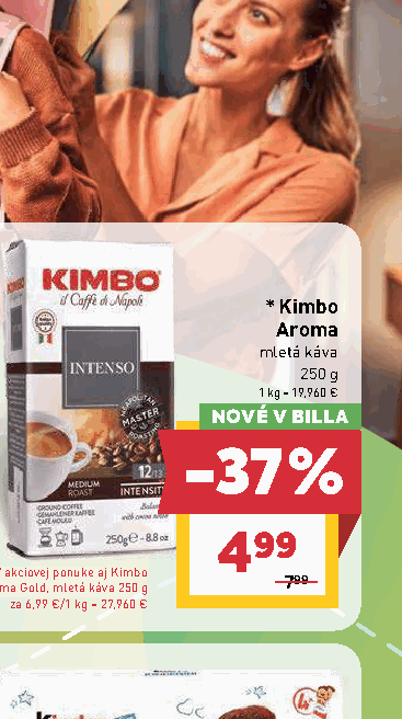 Kimbo Aroma mletá káva
