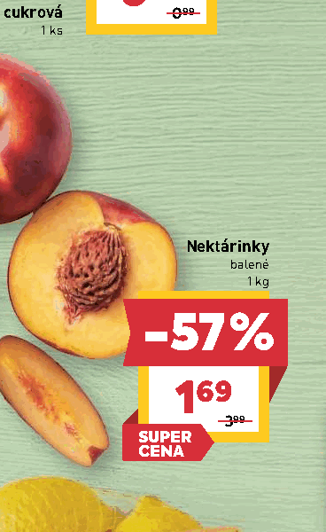 Nektárinky balené