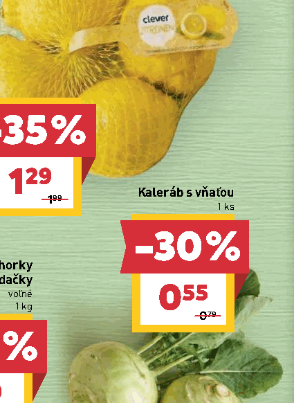 Kaleráb s vňaťou