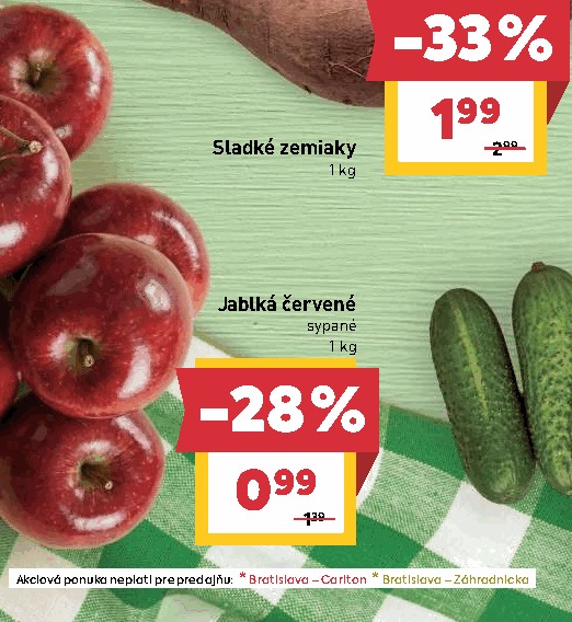 Jablká červené sypané