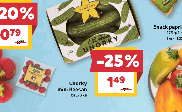 Uhorky mini Beesan