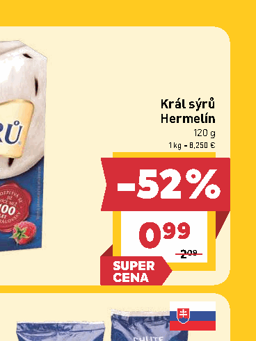 Král sýrů Hermelín