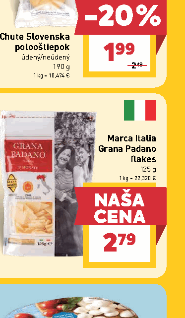Marca Italia Grana Padano flakes