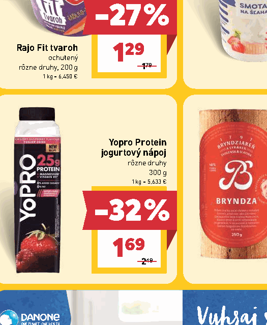 Yopro Protein jogurtový nápoj rôzne druhy