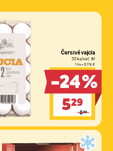 Čerstvé vajcia
