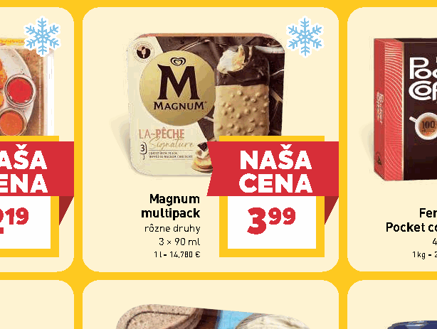 Magnum multipack rôzne druhy